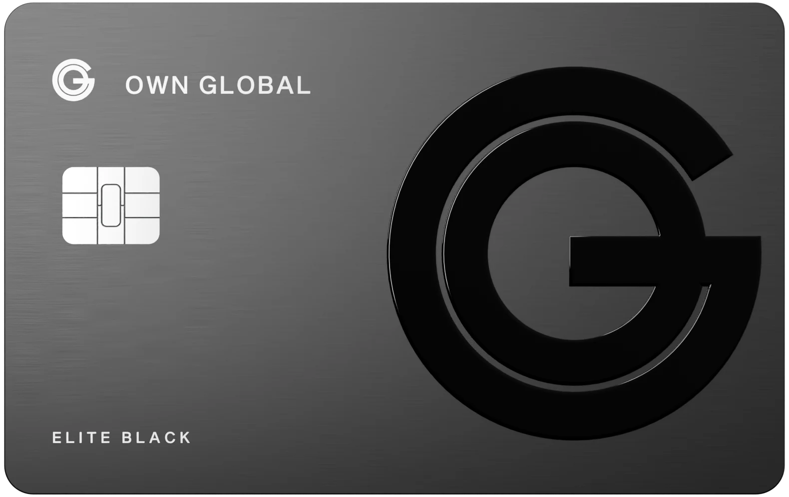 Graphite OWN Global Elite Black card design concept